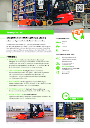 Montované zametače Bema Sweezy 40 WD