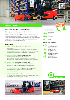 Montované zametače Bema Sweezy 40 WD