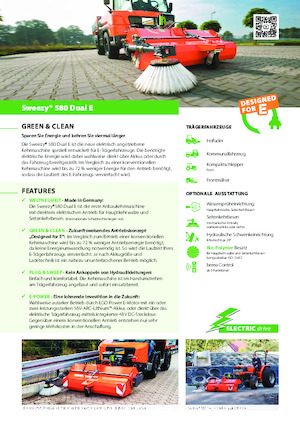 Montované zametače Bema Sweezy 580 Dual E