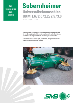 Montované zametače Sobernheimer UKM 3.0