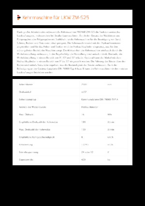 Montované zametače Pronar ZM-S 25