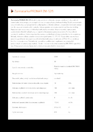 Montované zametače Pronar ZM-S 25