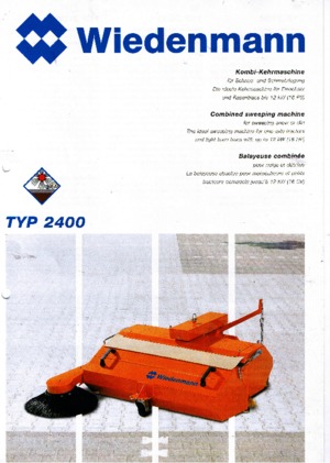 Montované zametače Wiedenmann 2400