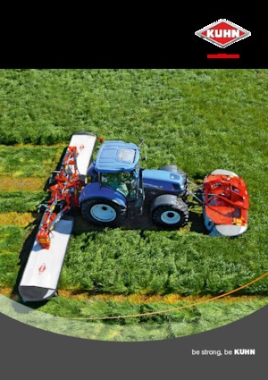 Diskové kombinované žací lišty s kondicionérem Kuhn FC 10030 R-FF