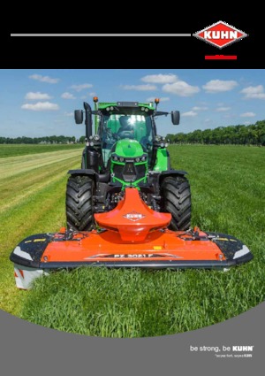 Bubnové kombinované žací stoje bez kondicionéru Kuhn PZ 960