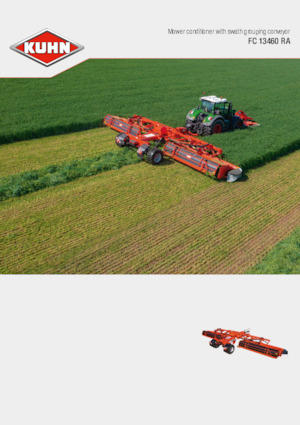 Diskové kombinované žací lišty s kondicionérem Kuhn FC 13460 RA