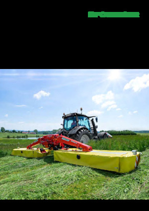 Diskové kombinované žací lišty s kondicionérem Pöttinger NovaCat A 10 RCB Collector