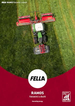 Diskové kombinované žací lišty s kondicionérem Fella Ramos 9314 TL-KCB
