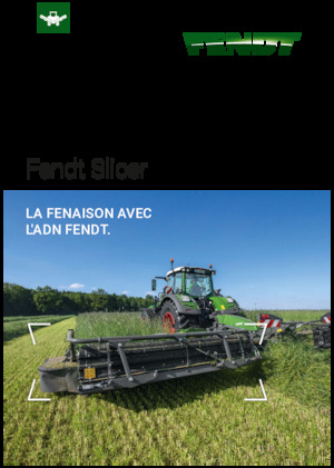 Diskové kombinované žací lišty s kondicionérem Fendt Slicer 960 KC Pro