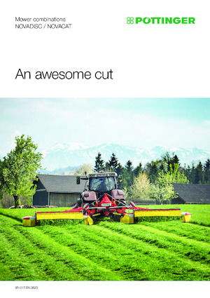 Diskové kombinované žací lišty bez kondicionéru Pöttinger NovaCat V 10000 CF 