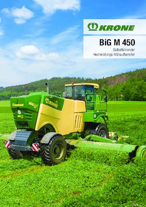 Žací lišty s kondicionérem Krone Big M 450 CV
