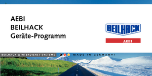 Mnohobřité sněžné pluhy Beilhack PVF 26-3