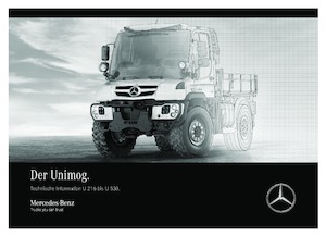 Komunální multifunkční naftová vozidla Unimog U 318 Euro 6