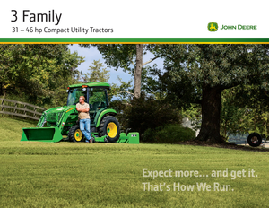 Komunální multifunkční naftová vozidla John Deere 3038 R