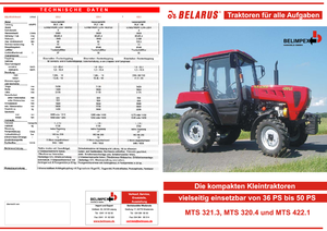 Komunální traktory Belarus 321.3