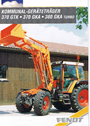 Komunální traktory Fendt 380 GKA Turbo