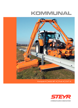 Komunální traktory Steyr 9085 MT K