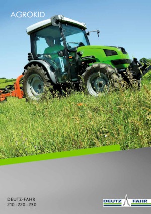 Komunální traktory DEUTZ-FAHR Agrokid 230 