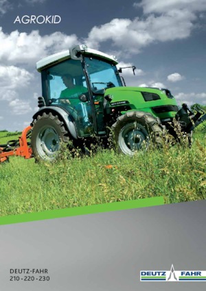 Komunální traktory DEUTZ-FAHR Agrokid 230 