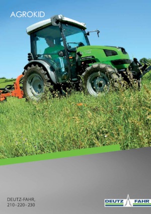 Komunální traktory DEUTZ-FAHR Agrokid 230 