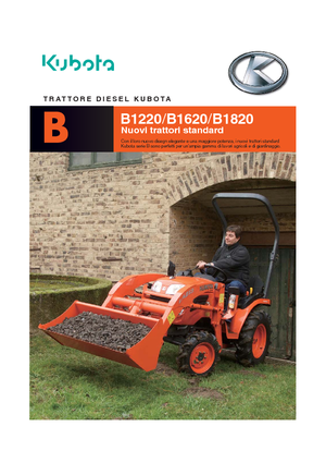 Komunální traktory Kubota B 1620