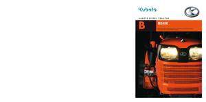 Komunální traktory Kubota B 2420