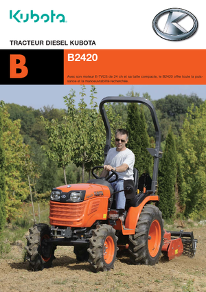 Komunální traktory Kubota B 2420