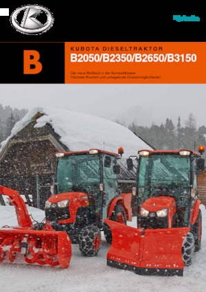 Komunální traktory Kubota B2350 DB