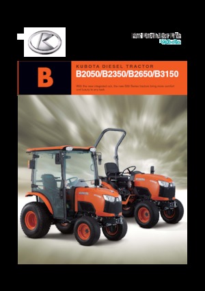 Komunální traktory Kubota B2350 DB