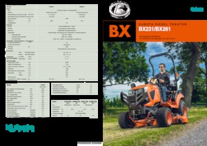 Komunální traktory Kubota BX261