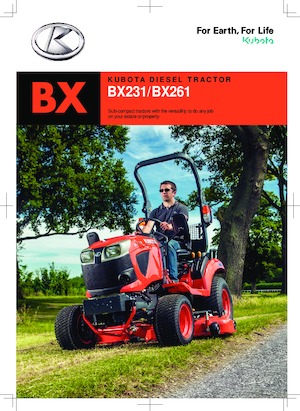 Komunální traktory Kubota BX261