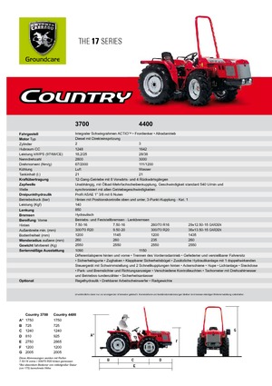 Komunální traktory Carraro Country 3700