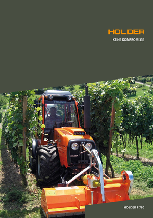 Komunální traktory Holder F 780
