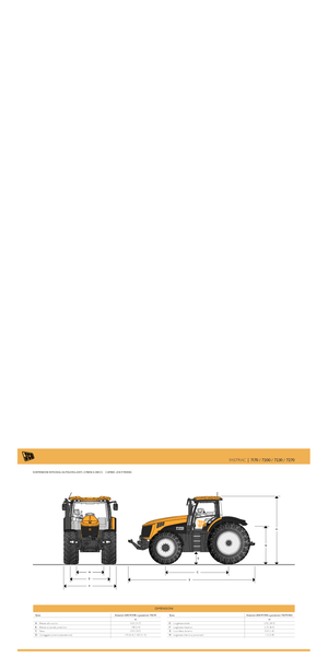 Komunální traktory JCB Fastrac 7270-70