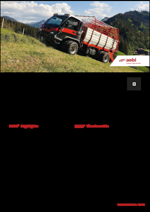 Komunální multifunkční naftová vozidla Aebi TP 470 Vario