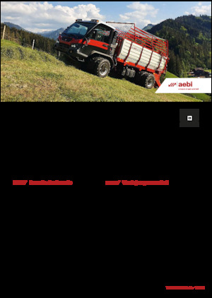 Komunální multifunkční naftová vozidla Aebi TP 470 Vario