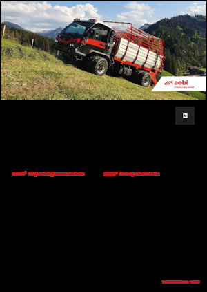 Komunální multifunkční naftová vozidla Aebi TP 470 Vario