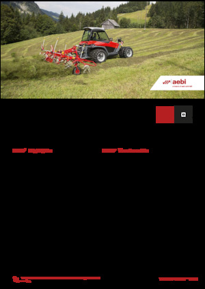 Komunální multifunkční naftová vozidla Aebi TT 241+