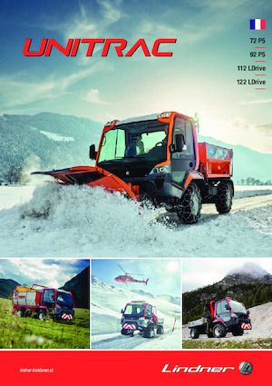 Komunální multifunkční naftová vozidla Lindner Unitrac 92 P5