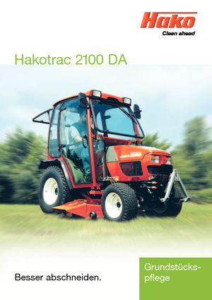 Komunální traktory Hako Hakotrac 2100 DA