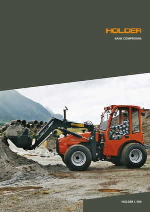 Komunální traktory Holder L 560