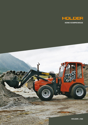 Komunální traktory Holder L 560