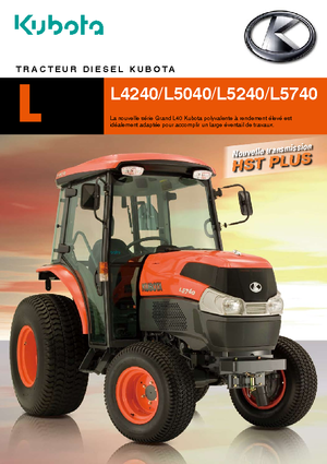 Komunální traktory Kubota L 4240 D