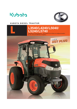 Komunální traktory Kubota L 4240 D