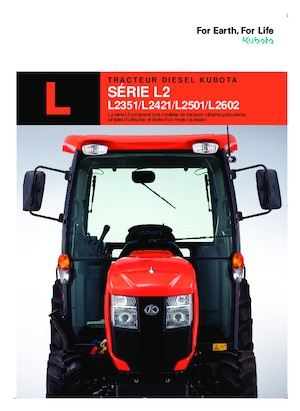 Komunální traktory Kubota L2501 DW