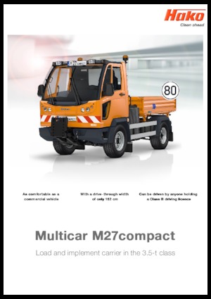 Komunální traktory Hako Multicar M 27compact
