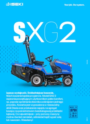 Zahradní traktory a ridery Iseki SXG 216