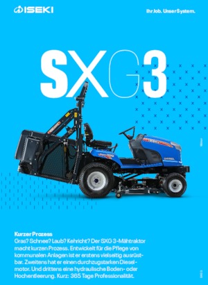 Zahradní traktory a ridery Iseki SXG 323