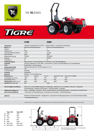 Komunální traktory Carraro Tigre 3200
