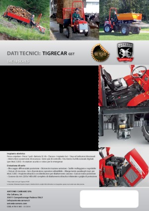 Komunální traktory Carraro Tigrecar 4300 GST